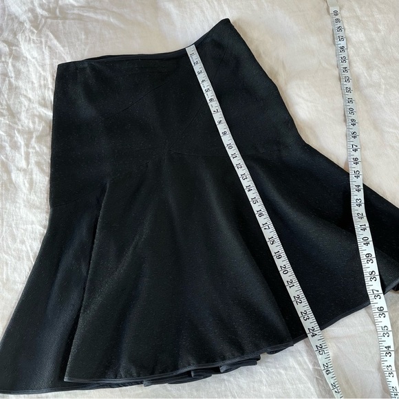 MOSCHINO Textured Flounce A Line Fit & Flare Pleated Skirt Size US 8 - Picture 9 of 9